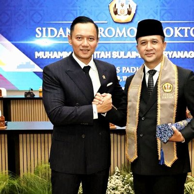 Agus Harimurti Yudhoyono dan M Iftitah S Suryanagara Kunjungi Pandeglang