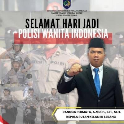 Rutan Kelas IIB Serang Ucapkan Selamat Hari Jadi Polwan: Teladan bagi Keamanan dan Ketertiban