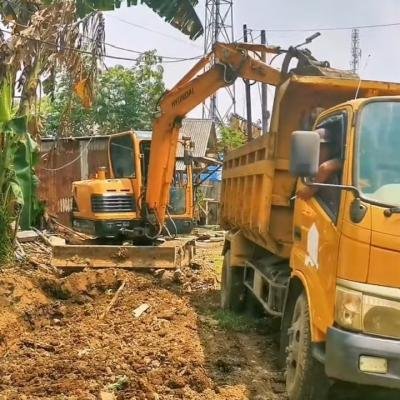 DPU-PR Kota Serang Normalisasi Drainase Pasar Kepandean untuk Cegah Banjir