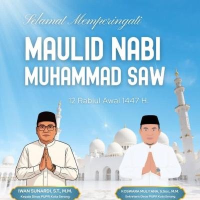 Peringati Maulid Nabi, Dinas PUPR Kota Serang Ajak Teladani Akhlak Rasulullah