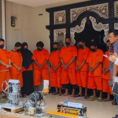 BNN Ungkap Kasus Clandestine Laboratory di Kota Serang, Amankan 10 Tersangka dan 971.000 Butir Narkotika PCC