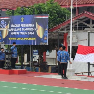 Lapas Kelas IIA Serang Gelar Upacara HUT Ke-53 KORPRI, Dukung Asta Cita Presiden