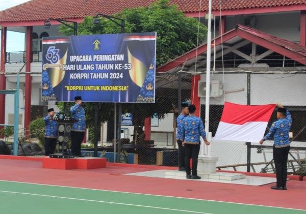 Lapas Kelas IIA Serang Gelar Upacara HUT Ke-53 KORPRI, Dukung Asta Cita Presiden