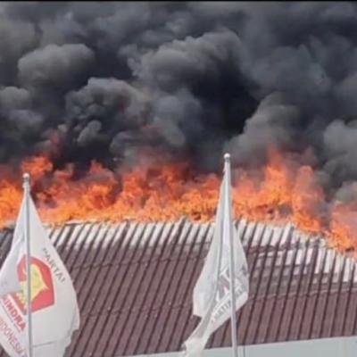 Kantor KPU Morowali Terbakar, Polisi Pastikan Logistik Pilkada Aman