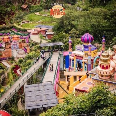 Rasakan Keliling Dunia Dalam Sehari Di The Great Asia Africa Lembang