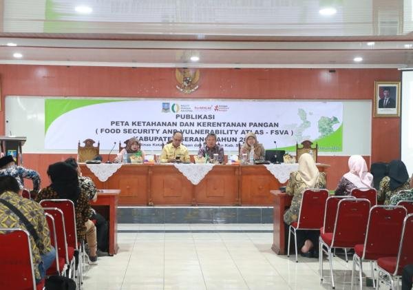 DKPP Kabupaten Serang Publikasikan Peta Ketahanan dan Kerentanan Pangan Tahun 2024