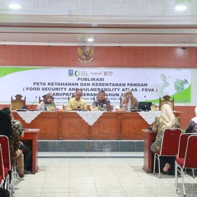 DKPP Kabupaten Serang Publikasikan Peta Ketahanan dan Kerentanan Pangan Tahun 2024