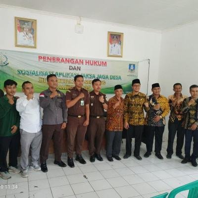 Sosialisasi Aplikasi Jaksa Desa 2025: Upaya Mencegah Korupsi dan Penyelewengan Dana Desa di Kabupaten Serang
