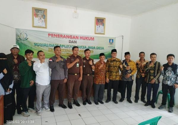 Sosialisasi Aplikasi Jaksa Desa 2025: Upaya Mencegah Korupsi dan Penyelewengan Dana Desa di Kabupaten Serang
