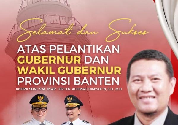 Plt. Kadisdikbud Banten, Dr. Lukman, M.Pd., Ucapkan Selamat atas Pelantikan Gubernur dan Wakil Gubernur