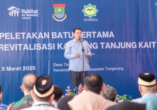 Bupati Tangerang Resmikan Pembangunan Permukiman Nelayan di Tanjung Anom