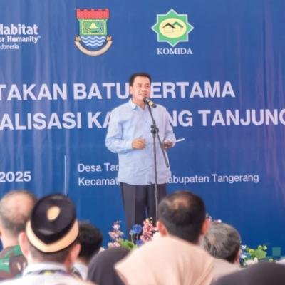 Bupati Tangerang Resmikan Pembangunan Permukiman Nelayan di Tanjung Anom