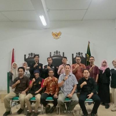 Komunitas Peradilan Semu Unpam Serang Gelar Kajian Hukum Sebagai Persiapan Simulasi Sidang