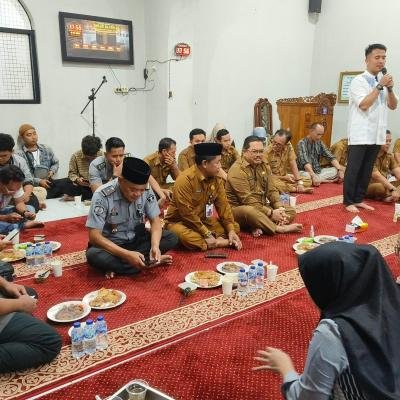 Rutan Kelas IIB Serang dan Pemkab Serang Gelar Buka Puasa Bersama di Masjid Rutan