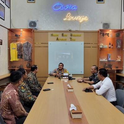 Perkuat Sinergitas, Kalapas Serang Lakukan Koordinasi ke Polresta Serang Kota