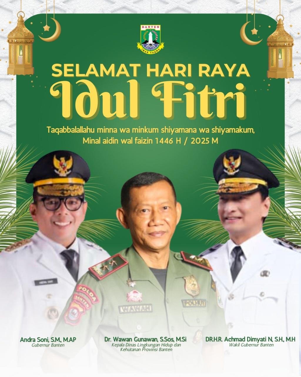 Kepala DLHK Banten: Idul Fitri Momentum Menjaga Alam dan Hati