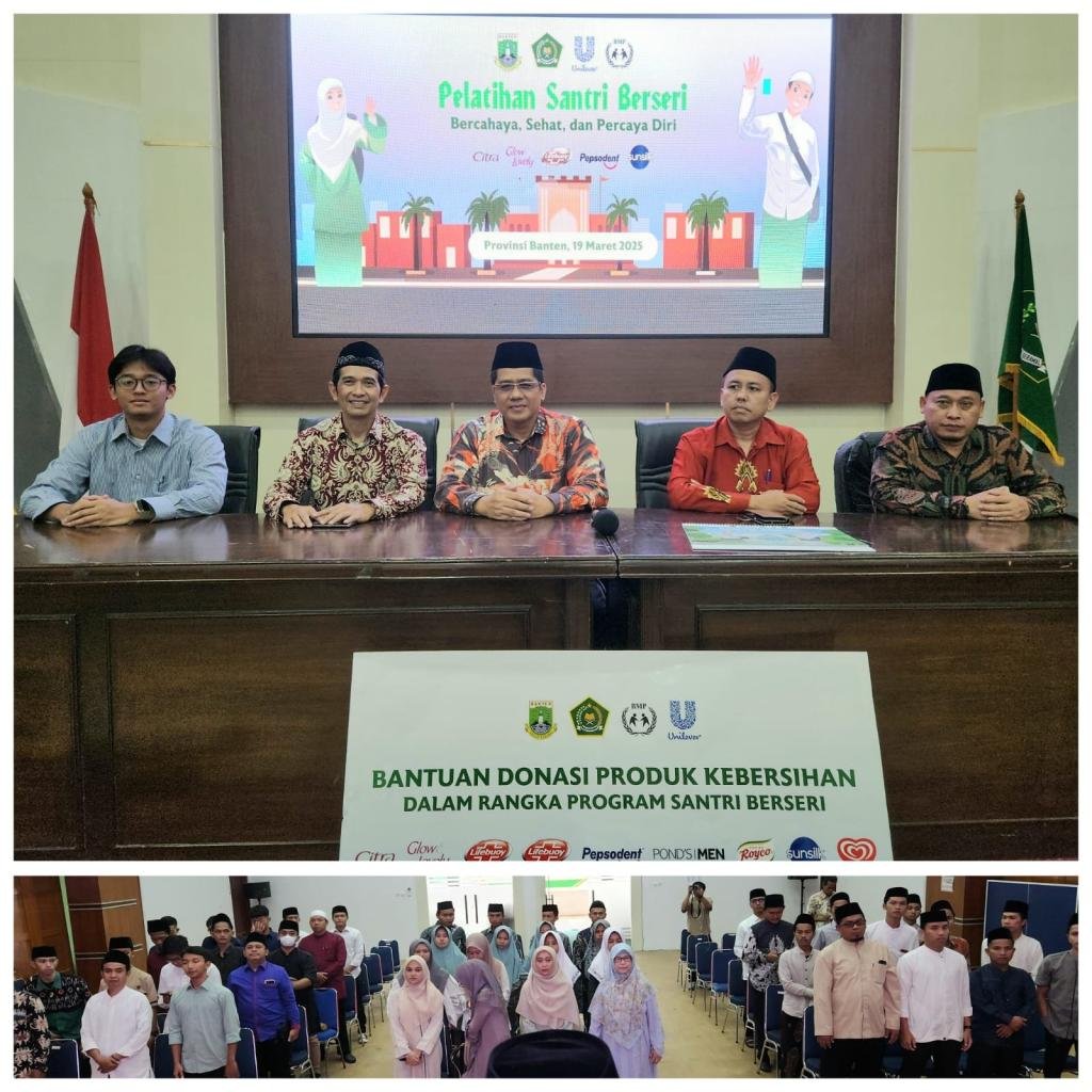 Kanwil Kemenag Provinsi Banten & PT Unilever Indonesia Peduli Santri