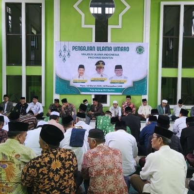 Kabag TU Kanwil Kemenag Provinsi Banten Iwan Falahudin Hadiri Pengajian Ulama & Umara