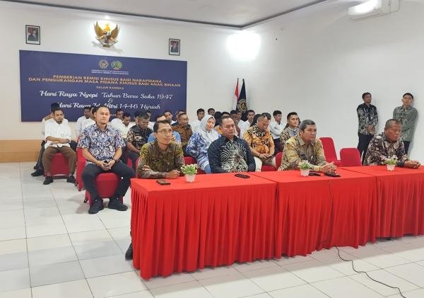 567 Warga Binaan Lapas Serang Terima Remisi Khusus Idul Fitri 1446 H