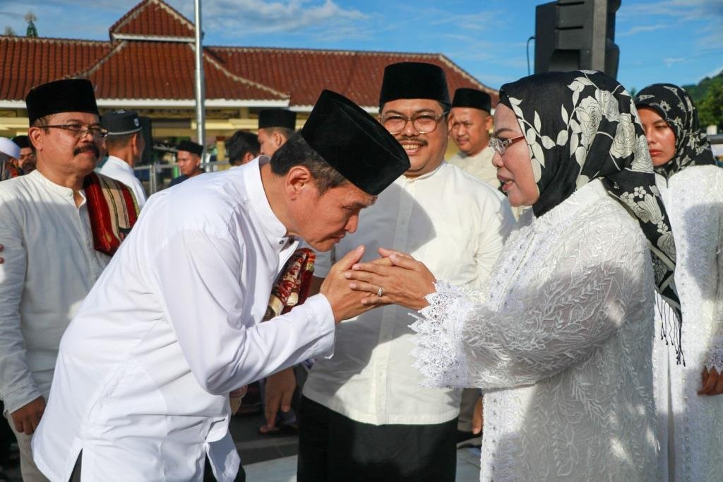 Bupati Serang Sampaikan Pesan Penting Usai Sholat Idul Fitri 1446 H