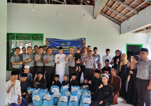 Lapas Kelas IIA Serang Tebar Kepedulian Jelang HBP ke-61
