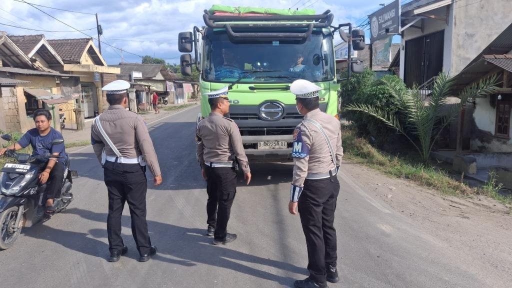 Jangan Nekat! Polres Serang Tindak Truk Odol yang Melanggar
