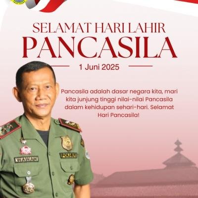 Kepala DLHK Banten Mengucapkan: Selamat Hari Lahir Pancasila 1 Juni 2025