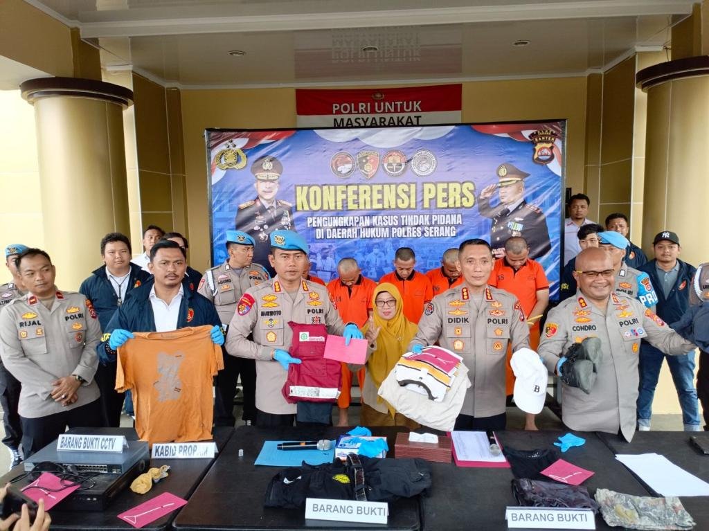 Polres Serang Tetapkan 5 Tersangka Kasus Pengeroyokan Wartawan dan Staf KLH di PT GRS