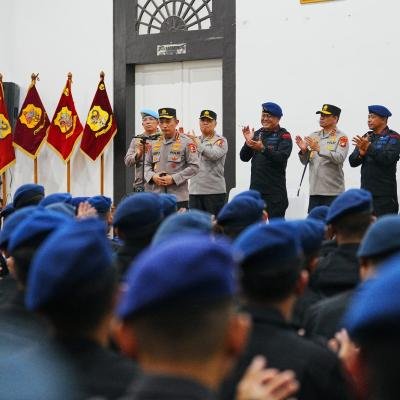 Kunjungi Mako Brimob Kwitang, Kapolri Beri Apresiasi dan Perkuat Motivasi