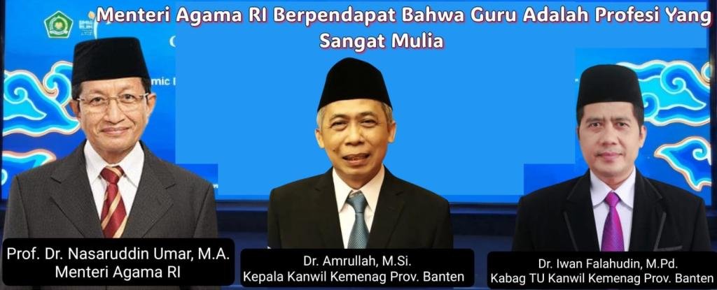 Menteri Agama RI Nasaruddin Umar: Guru Adalah Pahlawan Bangsa & Penggerak Peradaban