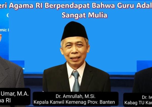 Menteri Agama RI Nasaruddin Umar: Guru Adalah Pahlawan Bangsa & Penggerak Peradaban