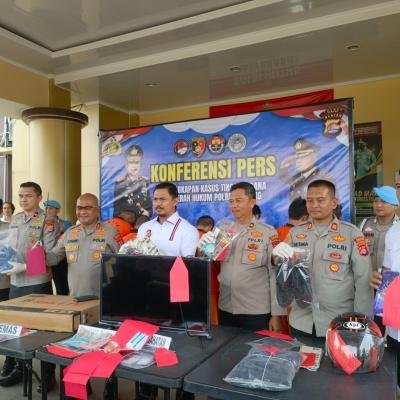 Delapan Pelaku Kejahatan di Serang Diringkus, Termasuk Sindikat Curanmor dan Curas