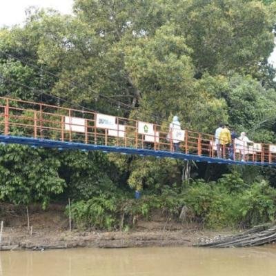 Pembangunan Jembatan Gantung di Desa Lubuk Dalam: Membuka Akses dan Meningkatkan Ekonomi Warga