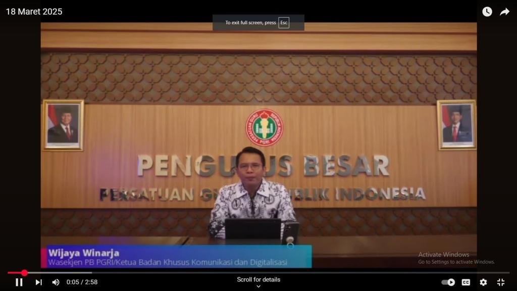 PB PGRI Tegas: Tidak Membela Oknum Guru yang Melanggar Kode Etik