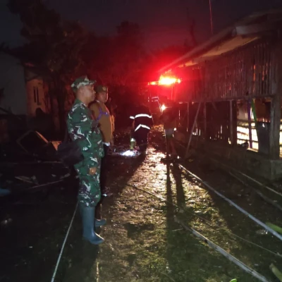 Rumah Lansia di Patia Pandeglang Ludes Dilalap Api