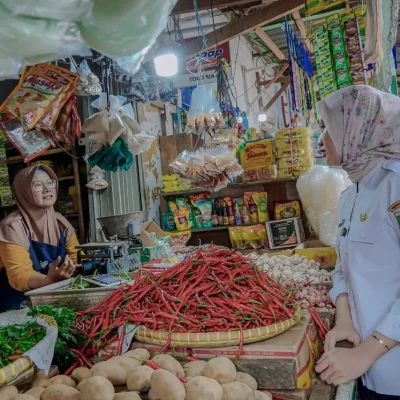 Stok Pangan di Pasar Kangkung Aman, Pemprov Lampung Jaga Inflasi Daerah