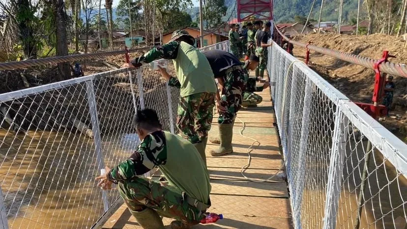 Progres Jembatan Perintis di Sumut dan Sumbar Berjalan Bertahap