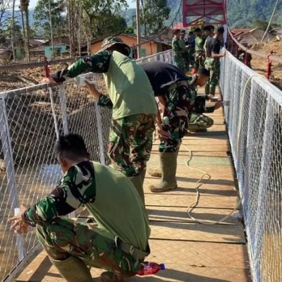 Progres Jembatan Perintis di Sumut dan Sumbar Berjalan Bertahap