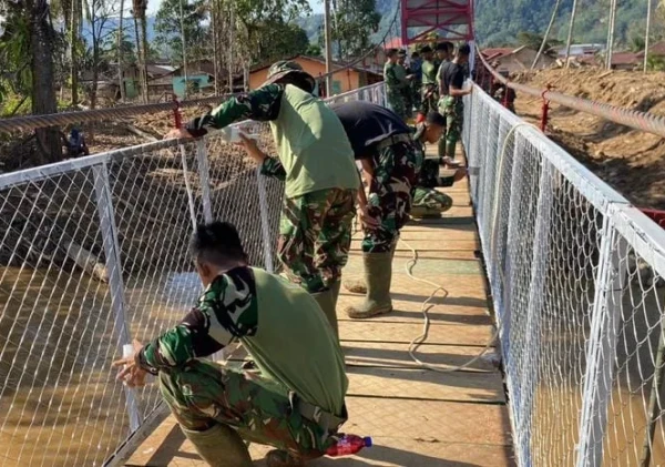 Progres Jembatan Perintis di Sumut dan Sumbar Berjalan Bertahap