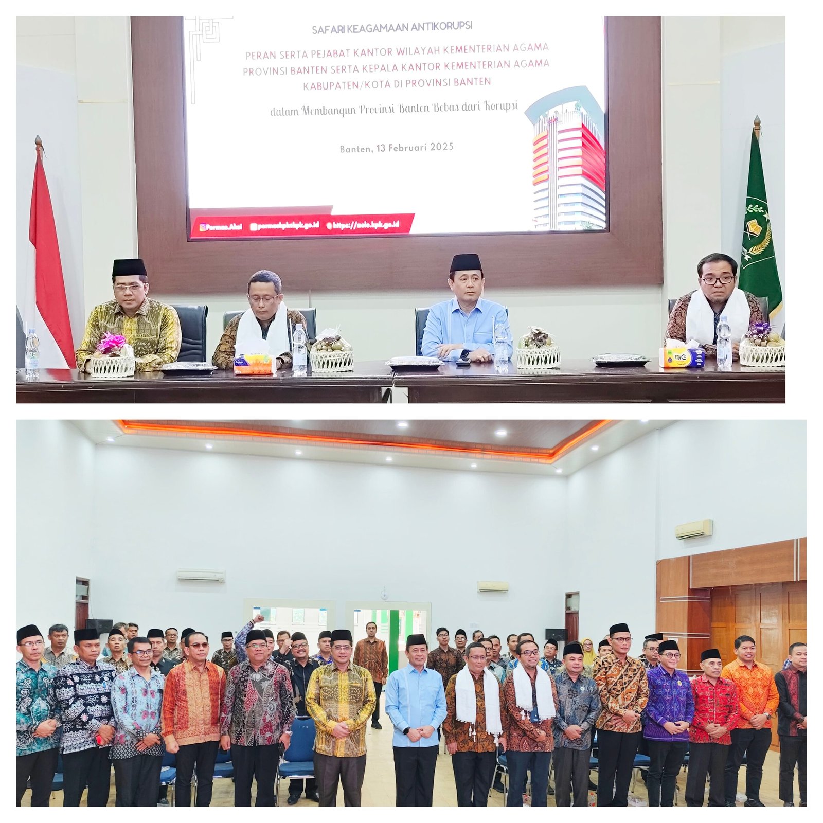 Kakanwil Kemenag Banten Siap Ciptakan Budaya Antikorupsi dalam Lanjutan Safari Keagamaan KPK