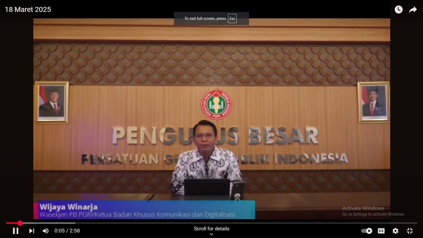 PB PGRI Tegas: Tidak Membela Oknum Guru yang Melanggar Kode Etik