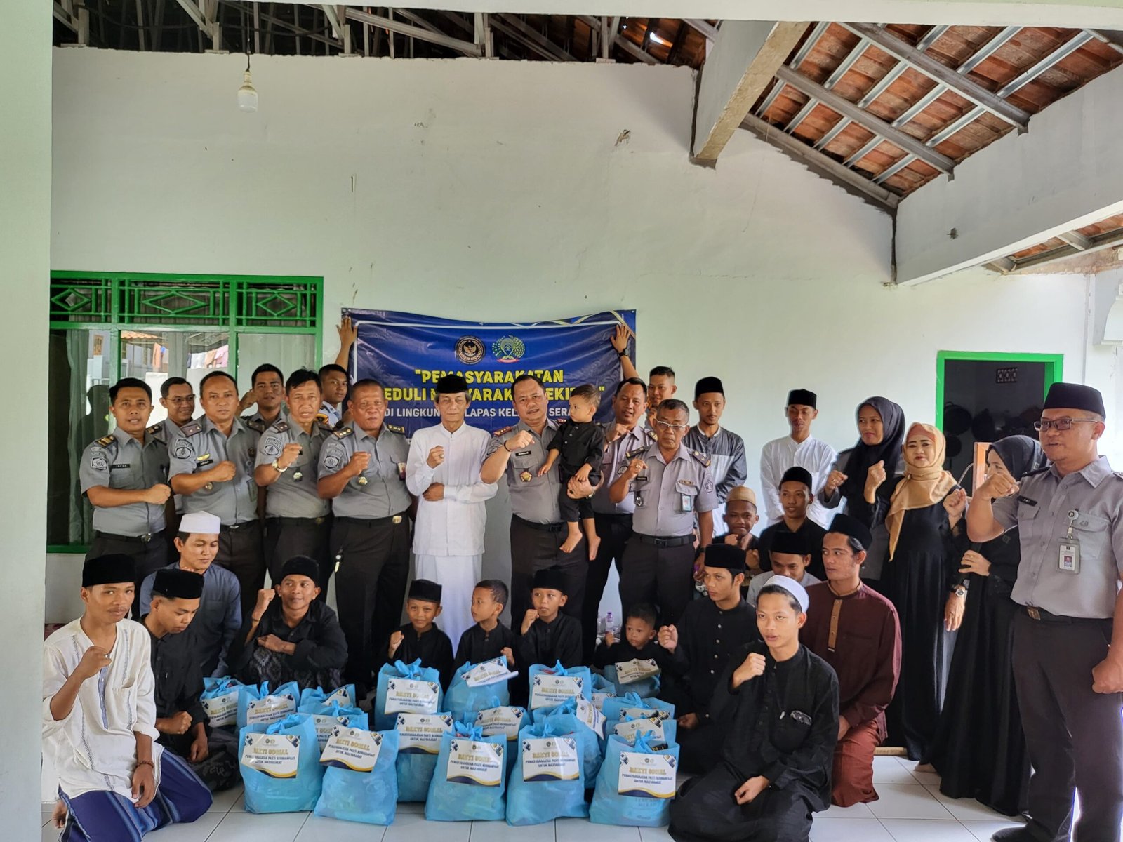 Lapas Kelas IIA Serang Tebar Kepedulian Jelang HBP ke-61